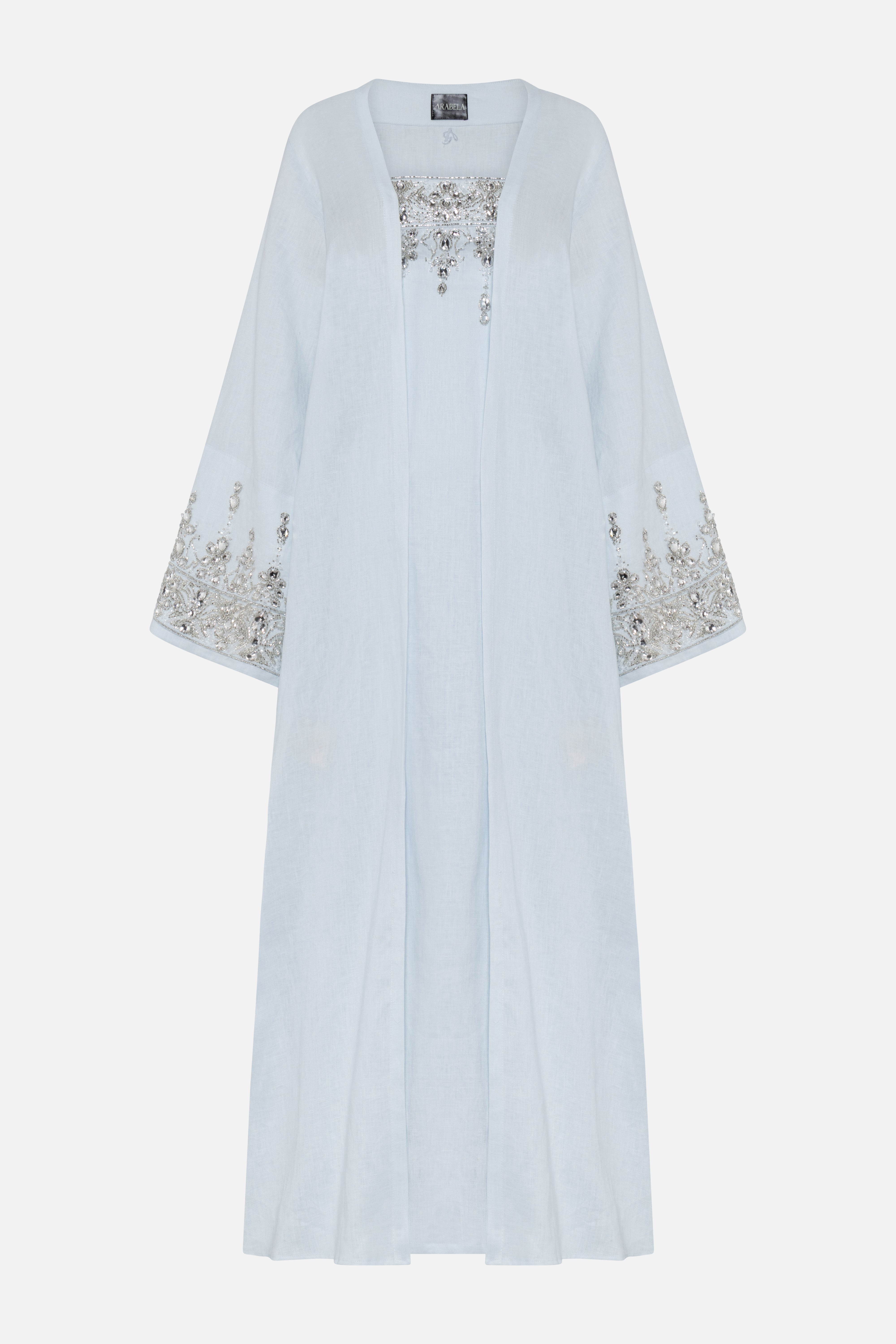 SEA EMBROIDERED LINEN SET - SMALL LENGTH