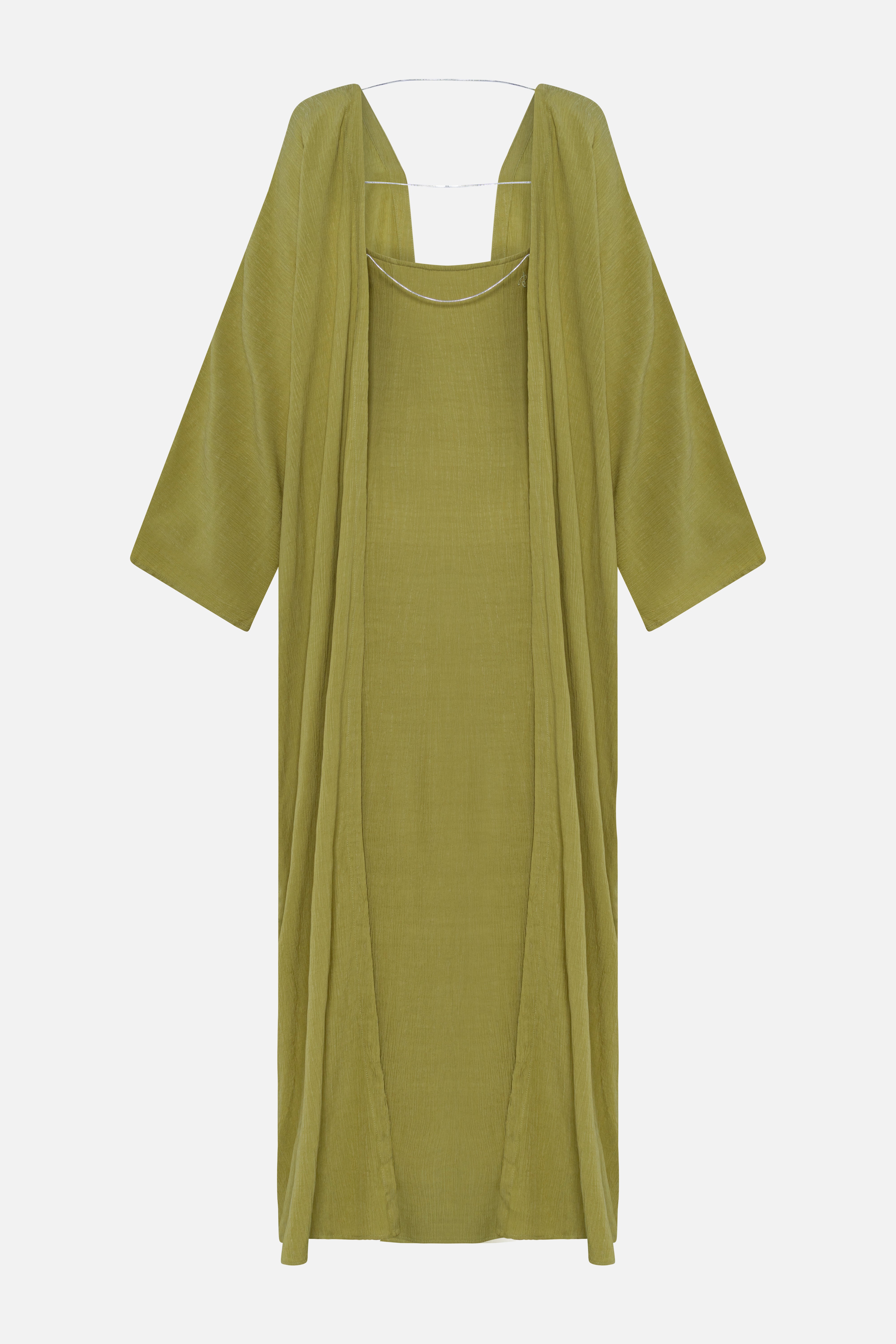 OLIVE EMBROIDERED SET