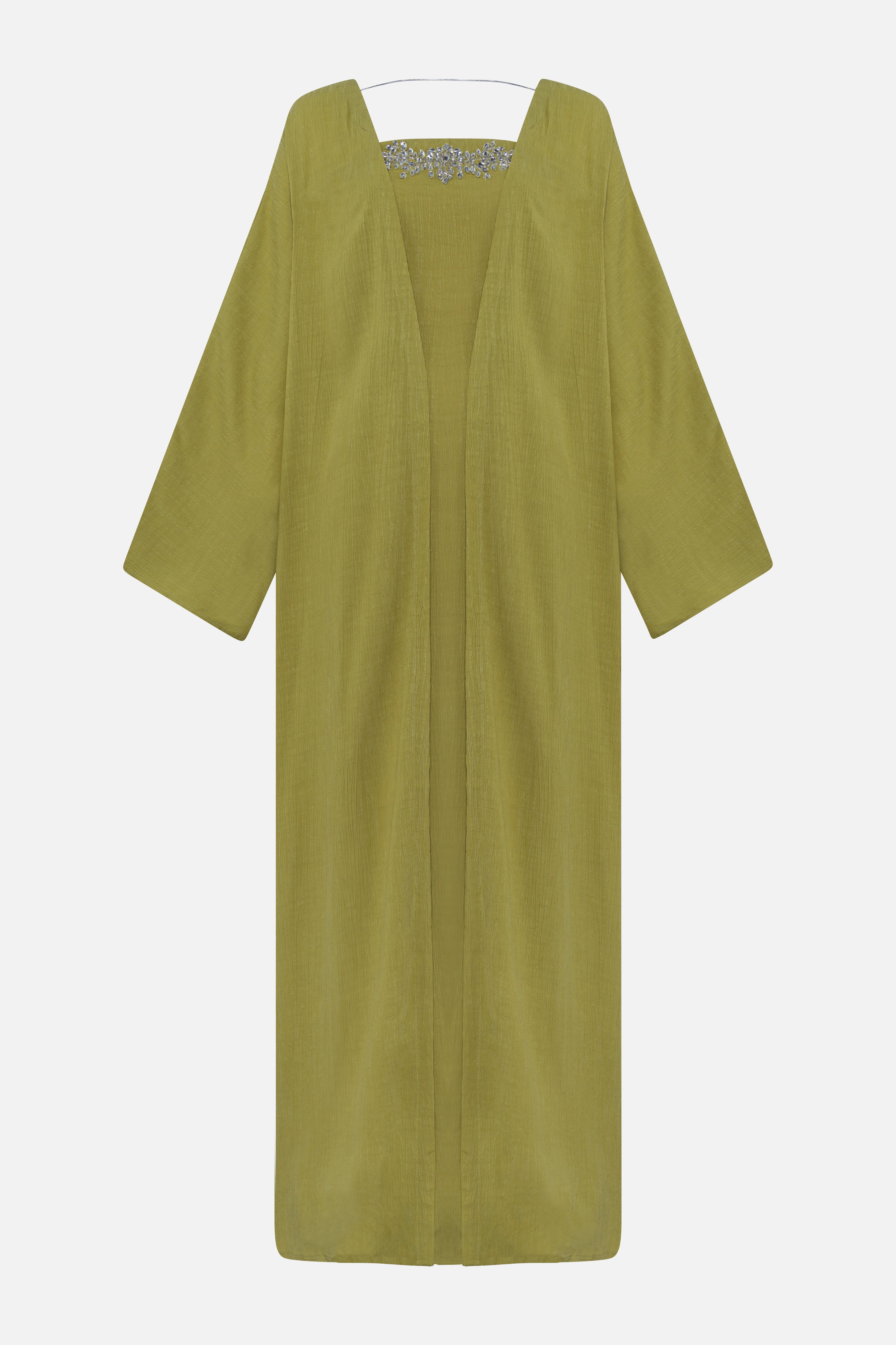 OLIVE EMBROIDERED SET