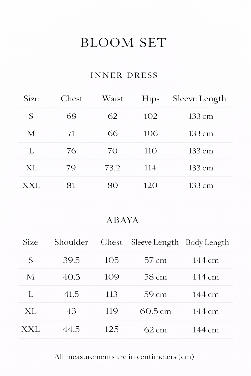 Size Chart Image